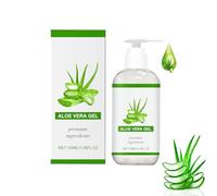 Gel de aloe vera 100% puro - 100 ml de Aloe Vera Gel Bio para la cara, crema hidratante natural, calmante y nutritiva después del sol, refresca, calma y regenera la piel dañada por el sol (1)