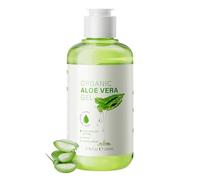 Gel de aloe vera 100% puro, gel hidratante natural de aloe vera, hidratante diario para rostro, cabello y cuerpo, calmante y nutritivo, cuidado después del sol, 200 g