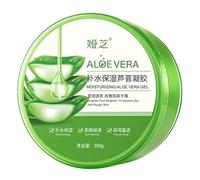 Gel de aloe vera para la cara, gel de aloe vera 300g humectante de alivio solar orgánico para la cara y el cuerpo hidratación de la piel sensible suave y relajante