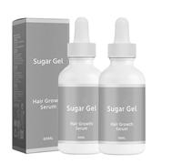 Gel de azúcar desoxirribosa para el crecimiento del cabello, suero de crecimiento del cabello en gel de azúcar, promueve el crecimiento del cabello y reduce la pérdida de cabello para hombres y