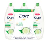 Gel de ba o Dove Go Fresh Cool Moisture, paquete econ mico de 24 onzas, 3 unidades