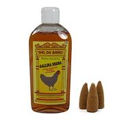 Gel de Baño Gallina Negra más 3 Conos de Incienso DoraZen