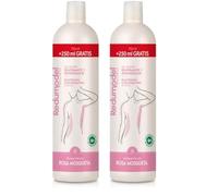 GEL DE BAÑO REAFIRMANTE CON ROSA MOSQUETA 750 ML + 250 ML GRATIS (Paquete de 2)