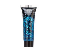Gel de brillantina consistente clásica por Moon Glitter - 12ml - Azul - Pintura Facial Brillante