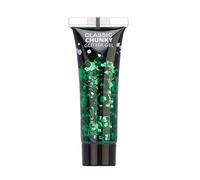 Gel de brillantina consistente clásica por Moon Glitter - 12ml - Verde - Pintura Facial Brillante