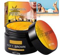 Gel de bronceado 100g- Crema Aceleradora de Bronceado para Sol y Solárium | Crema bronceadora con aceite de zanahoria premium y aceite de oliva, logra un bronceado natural de la piel