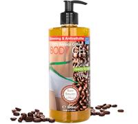 Gel de Café y Algas Adelgazante 500 ml Potente Tratamiento Anti Celulitis y Reductor Producto Profesional Aparatología, made in France 500 ml dispensador