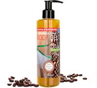 Gel de Café y Algas para Tratamiento Corporal Adelgazante & Anticellulítico. Ayuda a la Pérdida de Peso. Gel Cuerpo Detox y Drenante - 200 ml (Dispensador)