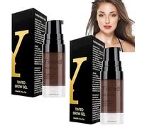 Gel de cejas con tintado de agua de largo, gel de tatuaje semipermanente en gel de cejas, kit de maquillaje de manchas de cejas para cejas más llenas y de aspecto definido para mujeres (04#)