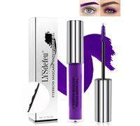 Gel de cejas de color resistente al agua, rimel púrpura de larga duración, maquillaje de gel de cejas tintado líquido, extensión de volumen coloreado, pegamento de máscara de pestañas, Cosplay Show