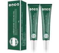 Gel de compresa fría lumbar, bálsamo refrescante natural para aliviar el dolor, gel refrescante para columna lumbar, para todo tipo de piel