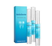 Gel de cuidado dental para dientes blancos, blanqueamiento suave contra la decoloración, aliento fresco, 3 ml, con bicarbonato de sodio y menta para una sonrisa radiante (3 ml, 3 unidades)