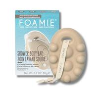 Gel de ducha 2 en 1 solido Foamie para pieles seca con extracto de cacao y aceite de coco hidratante para la piel 100% vegano y sin plástico 80 g