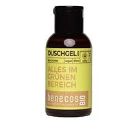 Gel de ducha Benecos con té verde, tamaño de viaje, 50 ml (1)