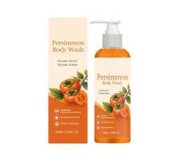 Gel de ducha con a caqui, fórmula fuerte para el control de olores, 100 ml, gel baño caqui, gël baño desodorizante, limpieza suave la piel y con fórmula hidratante, para hombre