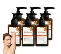 Gel de ducha de caqui contra olores desagradables, gel de ducha desodorante antiolor para eliminar los olores, aroma de caqui fresco, limpieza profunda e hidratante. (6 unidades)