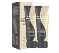 Gel de ducha de doble tubo con aminoácidos, gel de ducha Aroma Hydrate, limpieza profunda e hidratación, fragancia duradera, para piel seca (2 unidades)