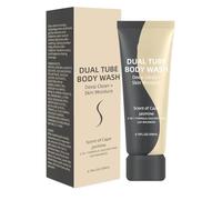 Gel de ducha de doble tubo con aminoácidos, gel de ducha Aroma Hydrate, limpieza profunda e hidratación, fragancia duradera, para piel seca (2 unidades)