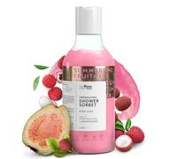 Gel de Ducha Energizante de Sorbete de Guayaba y Lichi So!Flow - Tratamiento Refrescante para la Piel con Extracto de Lichi Rico en Vitamina C y Esters de Jojoba Hidratantes