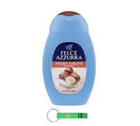 Gel de ducha Felce Azzurra, 16 unidades, aroma inconfundible, 250 ml, incluye llavero Beni Culinari