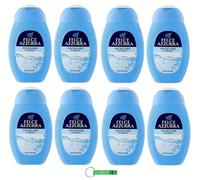 Gel de ducha Felce Azzurra, 8 unidades, aroma micelar/inconfundible Doccia Gel 250 ml + llavero Beni Culinari gratis