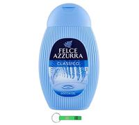 Gel de ducha Felce Azzurra Classico/Fragancia inconfundible Doccia Gel 250 ml + llavero Beni Culinari gratuito (24 unidades)