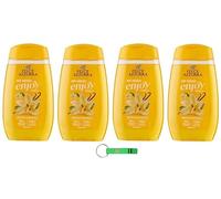 Gel de ducha Felce Azzurra Doccia My Mood Enjoy Vainilla/Gel de Ducha Hidratante Vainilla para Piel Suave 250 ml + Llavero Beni Culinari gratuito (4 unidades)