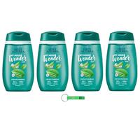 Gel de ducha Felce Azzurra Doccia My Mood Wonder Mint/Gel de Ducha Hidratante de Menta para Piel Suave 250 ml + Llavero Beni Culinari gratuito
