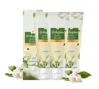 Gel de ducha hidratante de jazmín, gel de ducha hidratante, cuidado para la piel seca, fortalece la barrera de la piel, aroma floral duradero, combate la piel opaca y la piel de pollo, 100 g (3