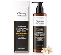 Gel De Ducha Hidratante, Oud Wood & Santal Body Wash, Gel De Ducha Refrescante, Limpieza Suave, Para Una Piel Revitalizada Y Suave Al Tacto- 100 Ml