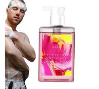 Gel de ducha íntimo para hombre con a perfume azul - Gel de ducha de limpieza profunda | Limpiador suave, a base de plantas, con pH equilibrado, para refrescar y calmar el baño diario, los viaje