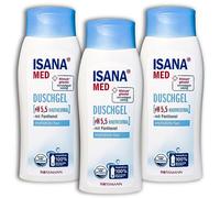 Gel de ducha ISANA Med, 3 unidades, PH5, neutro, 3 x 250 ml