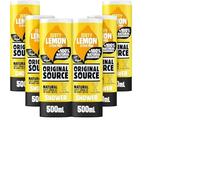 Gel de ducha Original Source con fragancia de limón y árbol de té, vegano, formato grande, fragancia 100% natural, sin parabenos, pack de 6 envases de 500 ml