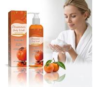 Gel de ducha Persimmon Body Wash con extracto de caqui, 100 ml, desodorante contra el olor corporal, cuidado de ducha unisex y limpieza profunda para hombres y mujeres para todos los tipos de piel