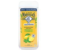 Le Petit Marseillais - Gel de Ducha Extra Suave Verbena Bio & Limón Bio (frasco de 650 ml) - Fórmula vegana con 92% de ingredientes de origen natural - Envase reciclable, con plástico reciclado
