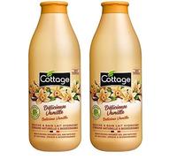 Gel de ducha y Baño de Leche con Vainilla 750 ml (Paquete de 2)