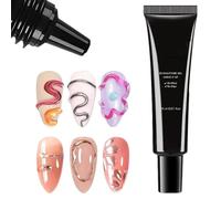 Gel De Escultura De Uñas Constructor - Gel De Larga Duración De Larga Duración, Herramienta Artística Creativa | Fórmula De Decoración De Pintura De Manicura, 4 En 1 Salón De Viaje De Vacaciones Para