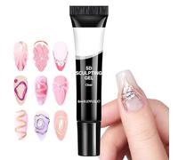 Gel De Escultura Para Uñas - Gel De Tallado 5D Para nails art | Pegamento De Uñas Transparente Sin Capa De Inhibición | Manicura Profesional De Salón O Casa, 8ml