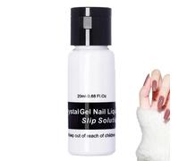 Gel de extensión de uñas, constructor de uñas transparente y fuerte, mejora de la punta de los dedos de gel, fácil de usar, diseño versátil, 20 ml, para extensiones de larga duración