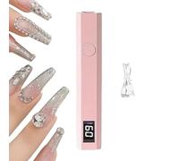 Gel de lámpara de uñas, recargable Uv Led Dryer, Usb Charging Nail Curing Device, profesional y adecuado gel Manicure Beacon For Home, Beauty Shops & Lounges