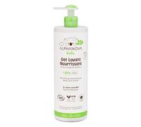 ALPHANOVA Bébé Gel de lavado natural y orgánico* - Cuerpo, cara y cabello - Especial para pieles sensibles, reactivas o secas - Certificado orgánico - Sin perfume - 400 ml