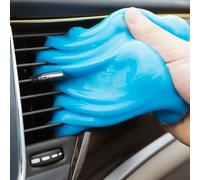 Gel de limpieza de coche de 70 g para salpicadero interior, rejillas de ventilación, teclados, herramienta limpiadora de limo de pegamento suave para coche, teléfono, portátil (color al azar)