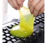 Gel de limpieza de coche para detalles interiores Slime Dashboard Removedor de polvo Limpiador de teclado Masilla Compuesto de limpieza de ventilación Reutilizable Herramienta de cuidado automático