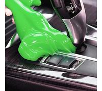 Gel de Limpieza de Coche Reutilizable, Gel de Limpieza de Teclado Suave y Flexible, Goma Mágica para Limpieza de Polvo de Coches, Portátiles, Cámaras, Impresoras y Teclados, Color Verde