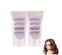 Gel de linaza de fijación fuerte, gel para rizos con fijación extra, fijación duradera y brillo natural, para cabello rizado, ondulado o con rizos, peinado con rizos - Totalmente natural