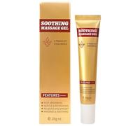 Gel de masaje: fluido hidratante calmante, tratamiento reparador de 20 g con efecto refrescante, extracto de aloe natural, fórmula de péptidos suavizantes, crema iluminadora para el cuidado de la bell