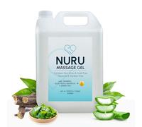 Gel de Masaje Nuru 5000 ml | Formulado con Alga Marina, Té Verde, Extracto de Regaliz, Vitamina B5 y Aloe Vera Orgánica | A base de agua | Sin Parabenos ni Glicerina