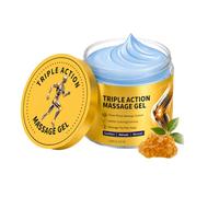 Gel de Masaje Triple Acción 120g (1 pcs) | Gel de Masaje de Absorción Rápida para Muscular, Gel Corporal Calmante para Molestias Musculares y Articulares