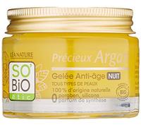 SO'BIO ETIC Gel DE Noche ANTIEDAD argan 40ml. Bio, Negro, Estandar