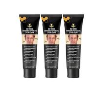 Gel de ojos de veneno de abeja para hombres - Crema antienvejecimiento para ojeras e hinchazón, crema hidratante debajo de los ojos, gel suavizante para bolsas de los ojos, arrugas (3 unidades)